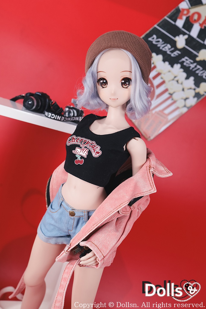 トップス ブラック 1/3 SD