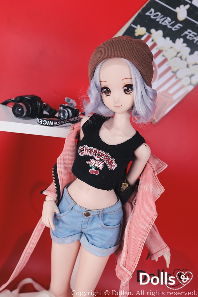 トップス ブラック 1/3 SD