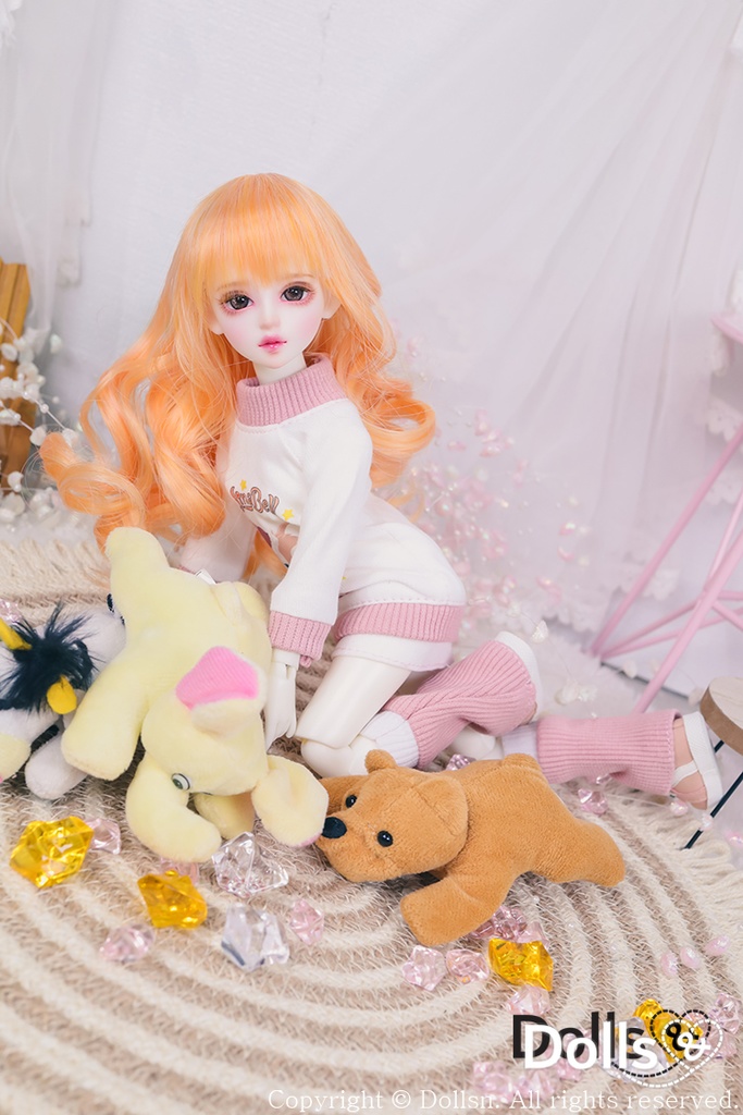 ロング シャツ ウォーマーピンク 1/6 USD