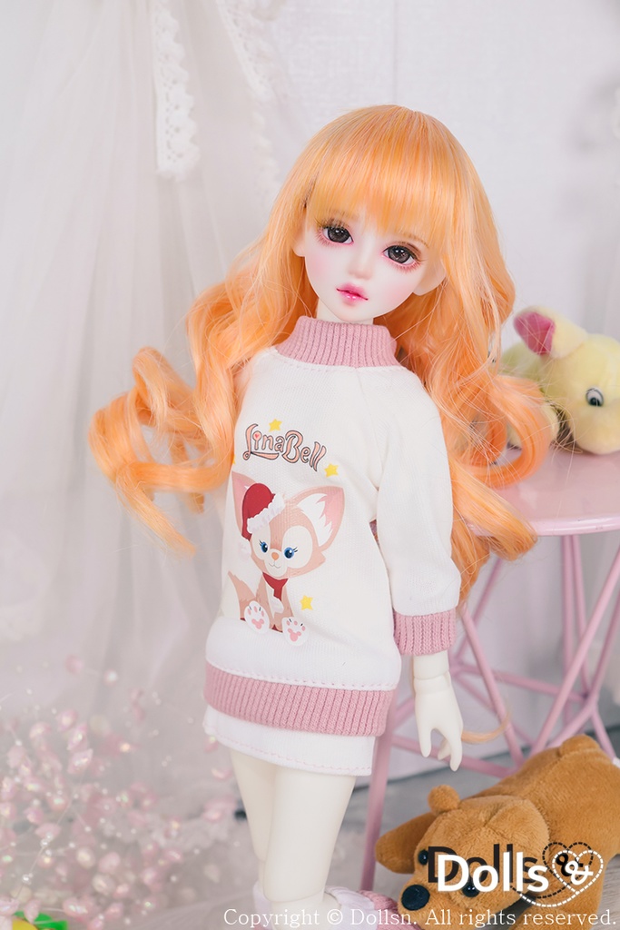 ロング シャツ ウォーマーピンク 1/6 USD
