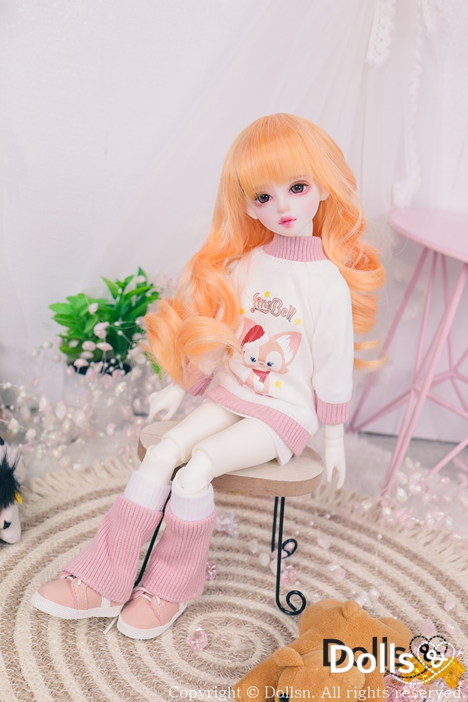 ロング シャツ ウォーマーピンク 1/6 USD