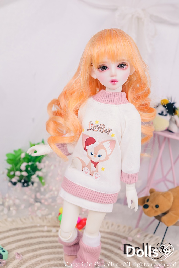 ロング シャツ ウォーマーピンク 1/6 USD