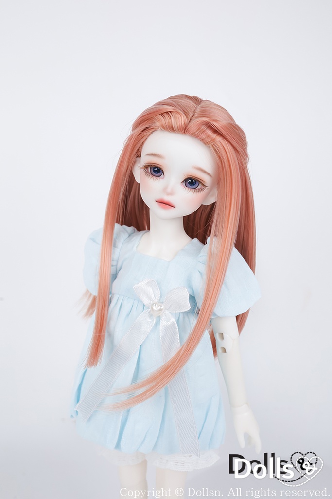 YOsd 幼SD サイズ耐熱ウイッグ 6~7インチ WS-033 (アプリコット)