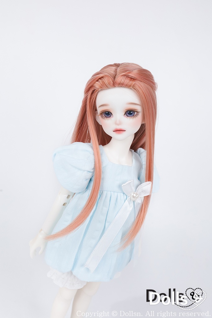 YOsd 幼SD サイズ耐熱ウイッグ 6~7インチ WS-033 (アプリコット)