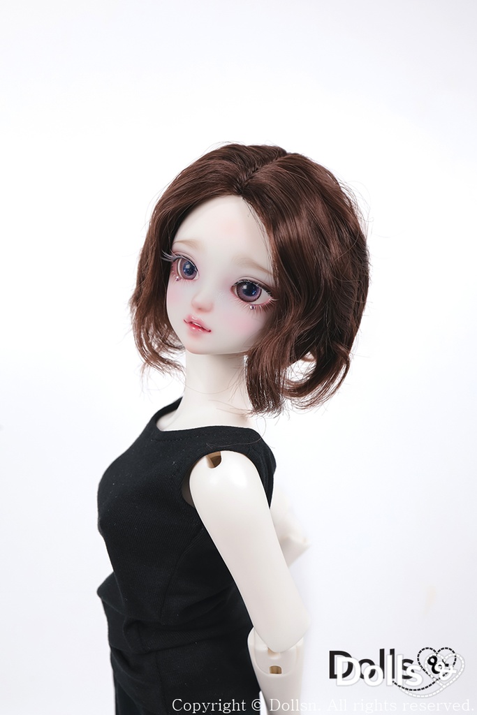 MSD SDMサイズ耐熱ウイッグ 7~8インチWMM-035 WMM-035 (チョコレート)