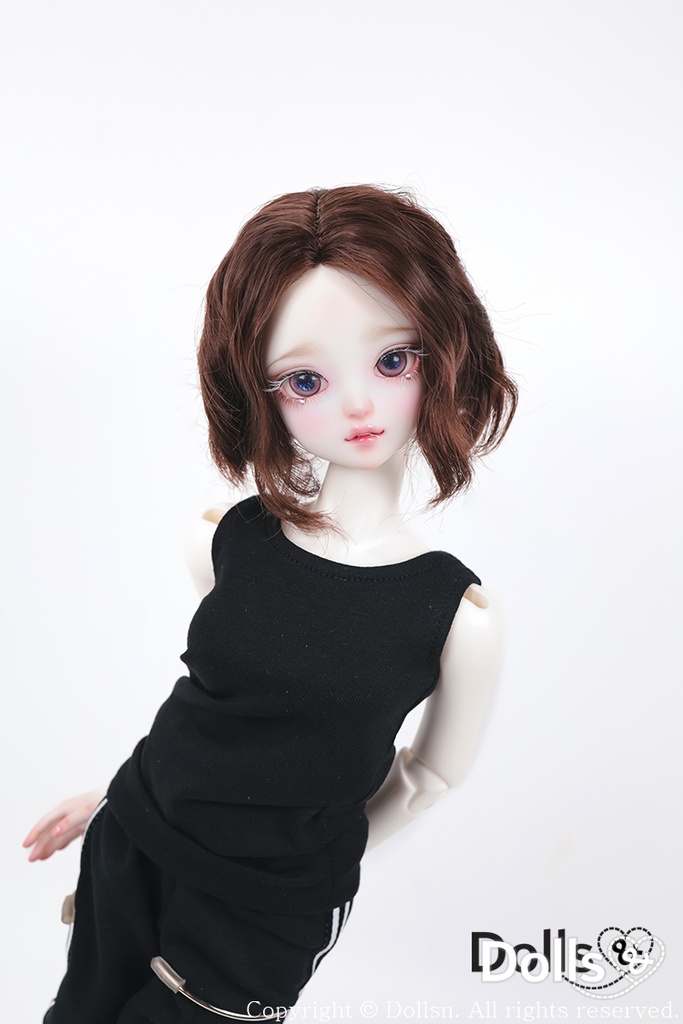 MSD SDMサイズ耐熱ウイッグ 7~8インチWMM-035 WMM-035 (チョコレート)