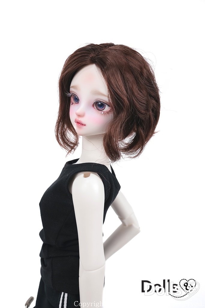 MSD SDMサイズ耐熱ウイッグ 7~8インチWMM-035 WMM-035 (チョコレート)