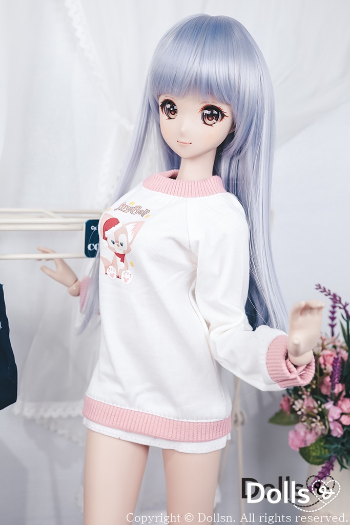 ロング シャツ ウォーマーピンク 1/3 SD