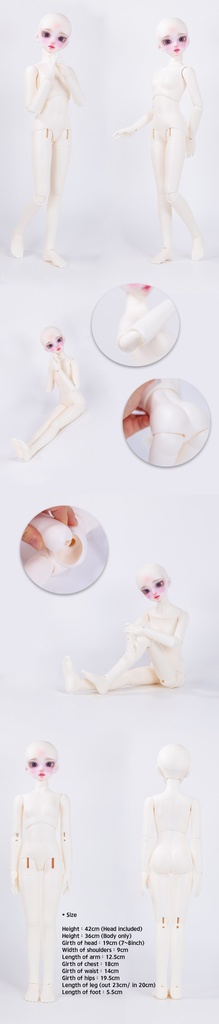 ヴィヴィアンMSD 1/4 42cm DollOrange ver. Full set