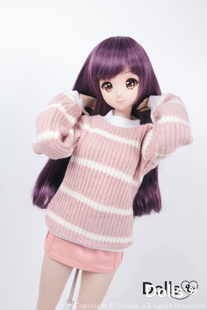  SD DDサイズ耐熱ウイッグ 8~9インチWM-002 (バイオレット)