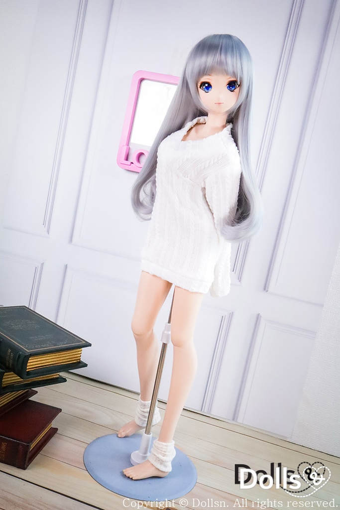 ロングニットホワイト1/3 SD