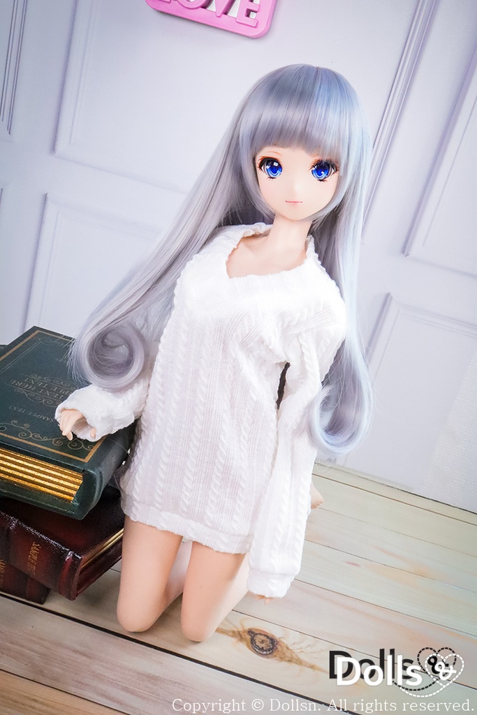 ロングニットホワイト1/3 SD