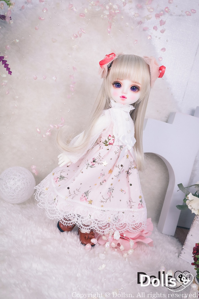  ピンクリボンドレス 1/6 USD