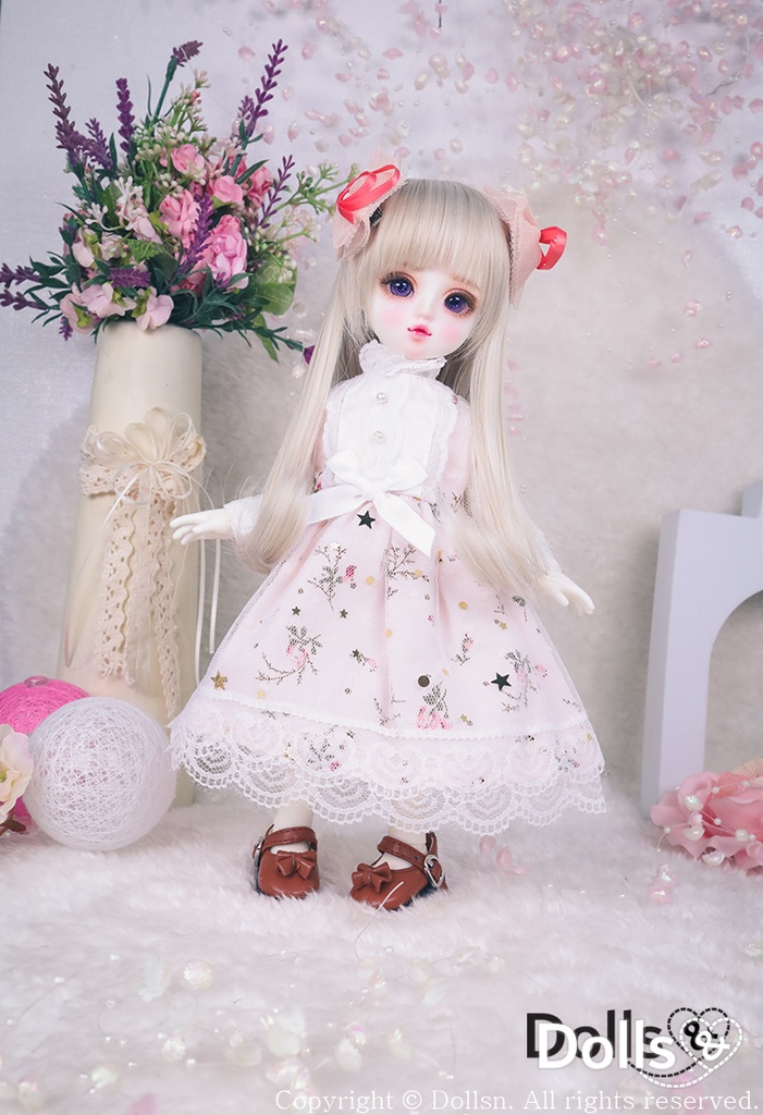 ピンクリボンドレス 1/6 USD