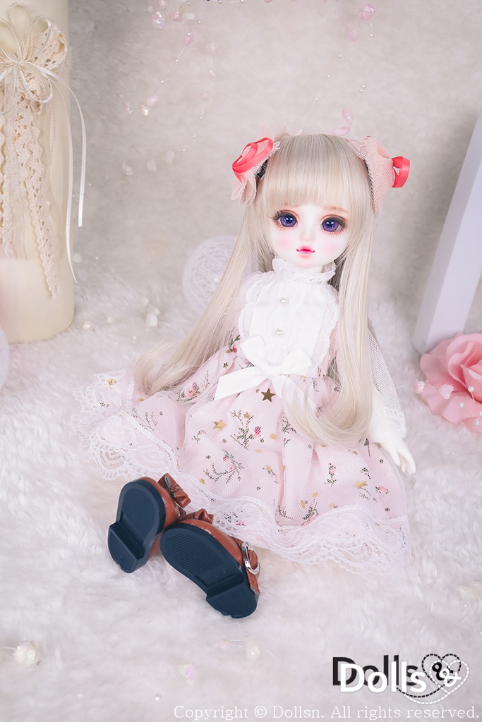  ピンクリボンドレス 1/6 USD