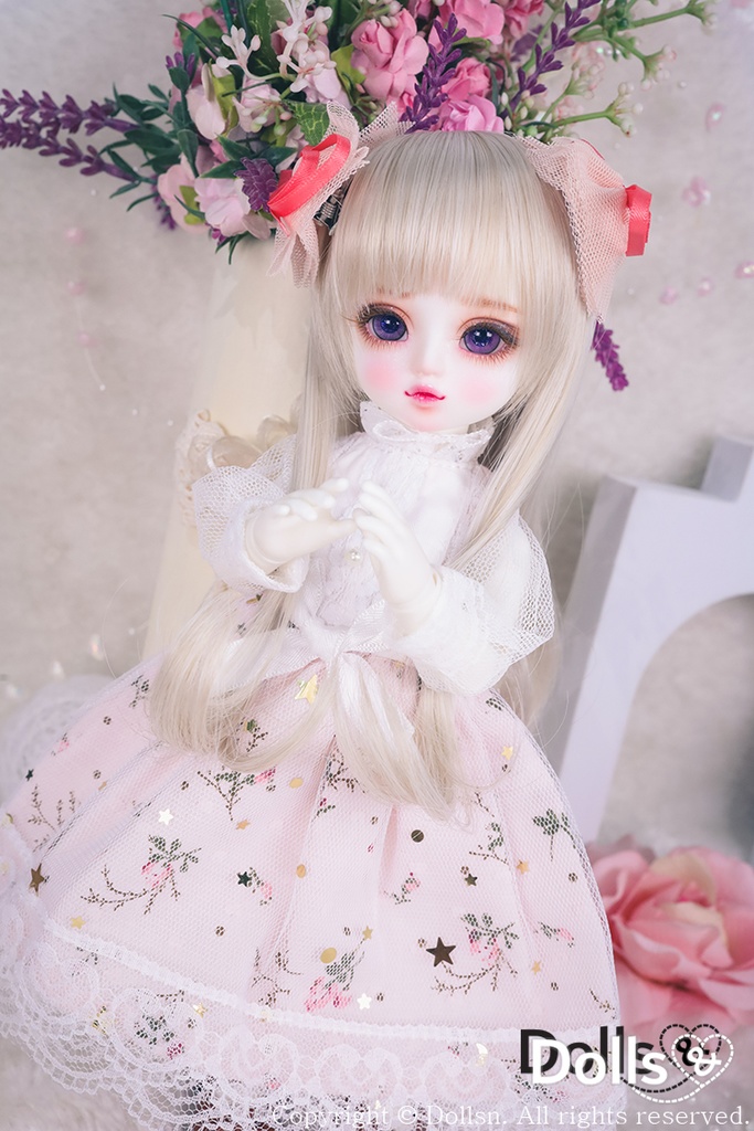  ピンクリボンドレス 1/6 USD