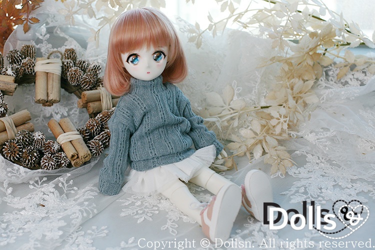 タートルネックニットブルー 1/6 USD