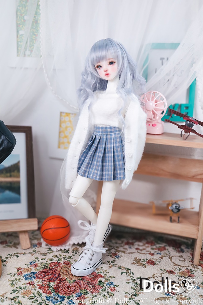プリーツスカートブルー 1/4 MSD