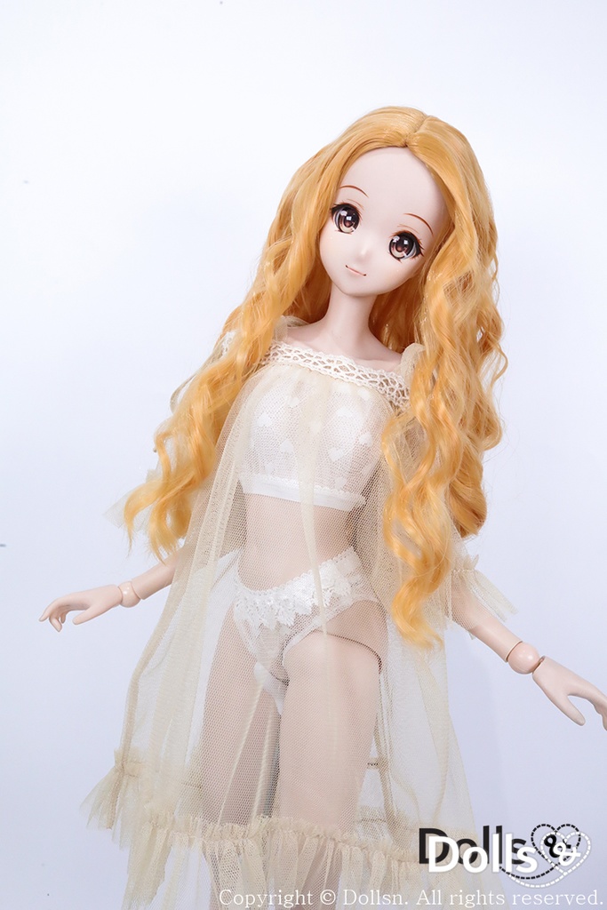 SD DDサイズ耐熱ウイッグ 8~9インチWM-037 (マンダリンオレンジ)