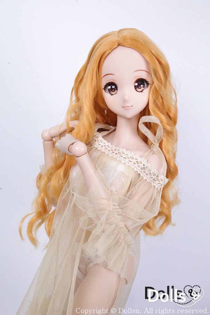 SD DDサイズ耐熱ウイッグ 8~9インチWM-037 (マンダリンオレンジ)