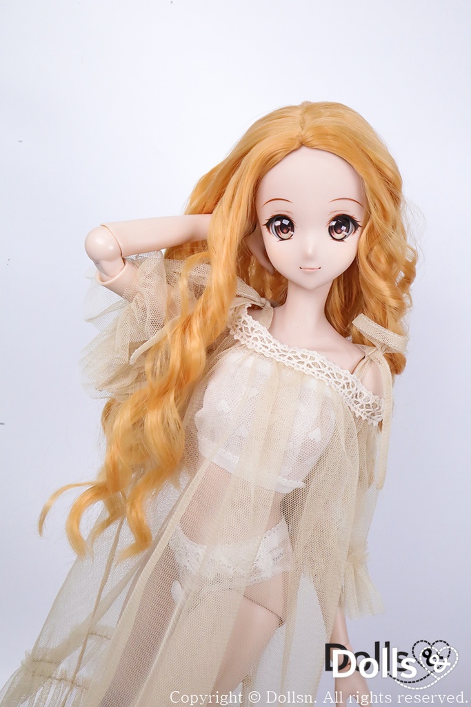 SD DDサイズ耐熱ウイッグ 8~9インチWM-037 (マンダリンオレンジ)