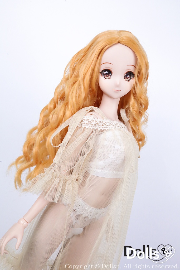SD DDサイズ耐熱ウイッグ 8~9インチWM-037 (マンダリンオレンジ)