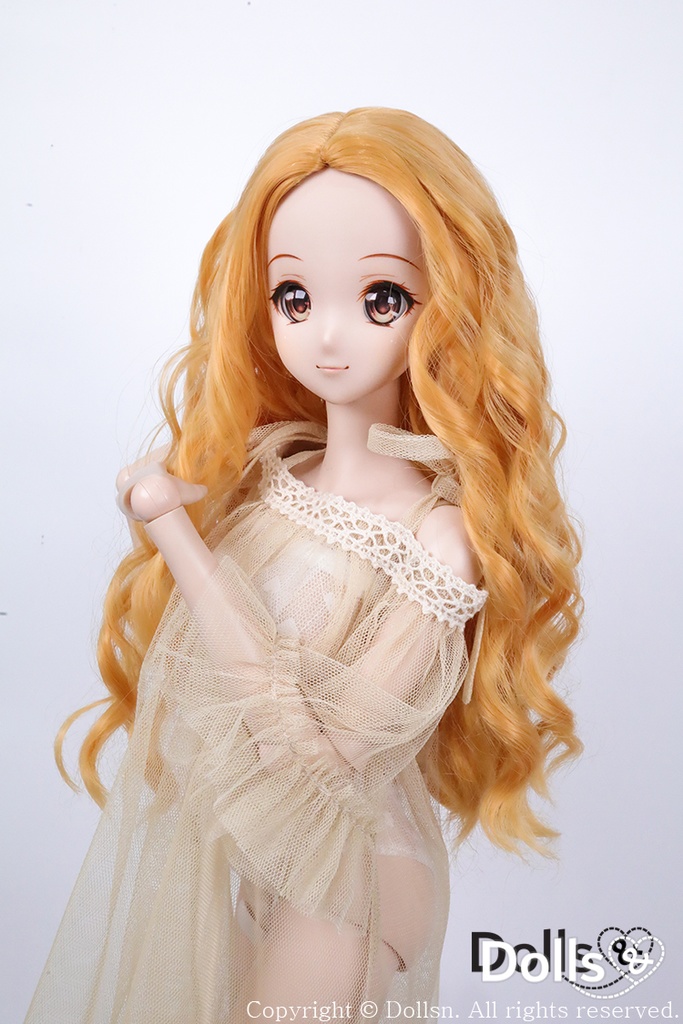 SD DDサイズ耐熱ウイッグ 8~9インチWM-037 (マンダリンオレンジ)