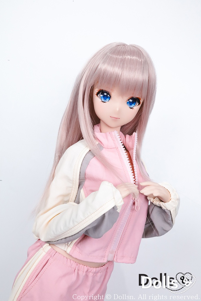 SD DDサイズ耐熱ウイッグ 8~9インチ WM-028 (ベージュピンク)