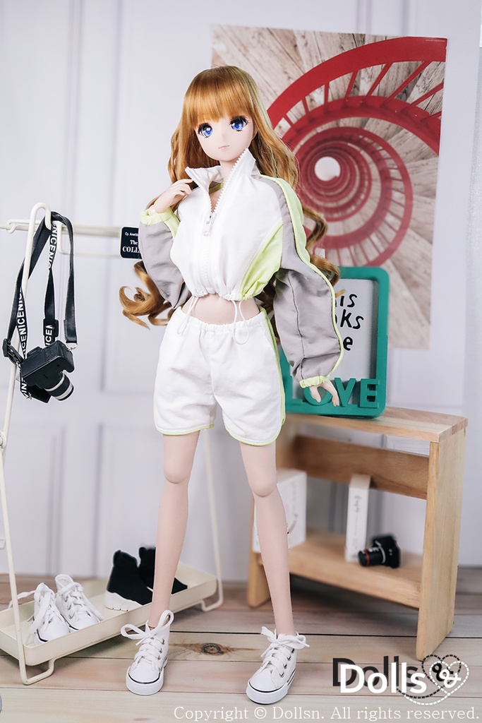 ジャージセットホワイト1/3 SD