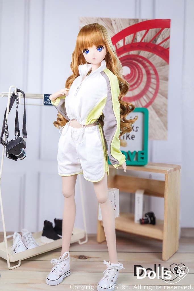 ジャージセットホワイト1/3 SD