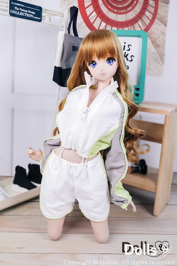 ジャージセットホワイト1/3 SD