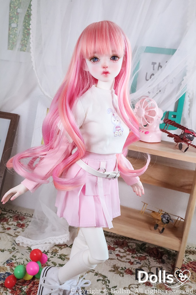 ゴシックシャツとプリーツスカートセットホワイト1/4 MSD