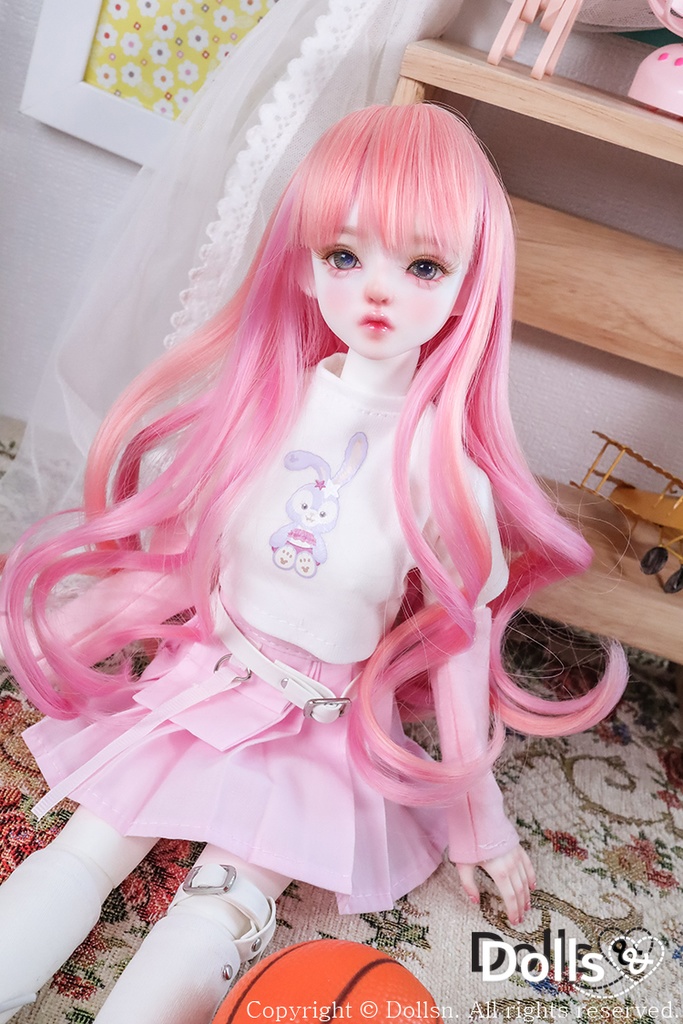 ゴシックシャツとプリーツスカートセットホワイト1/4 MSD