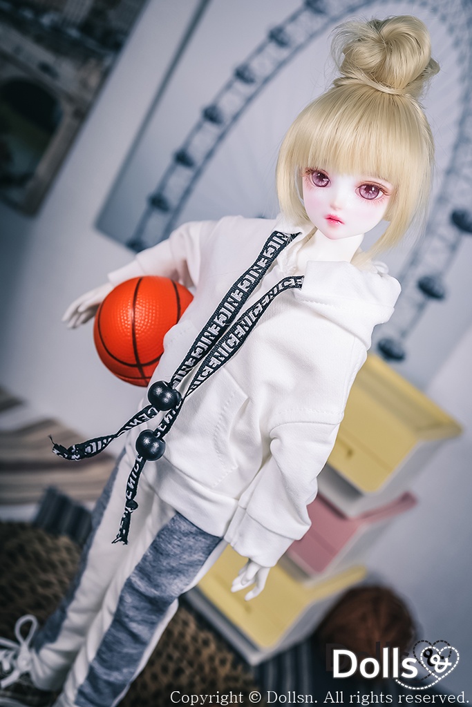 ジャージセットホワイト1/4 MSD