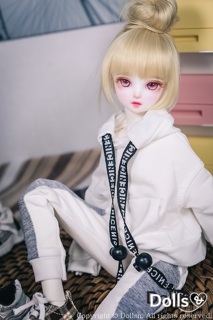 ジャージセットホワイト1/4 MSD