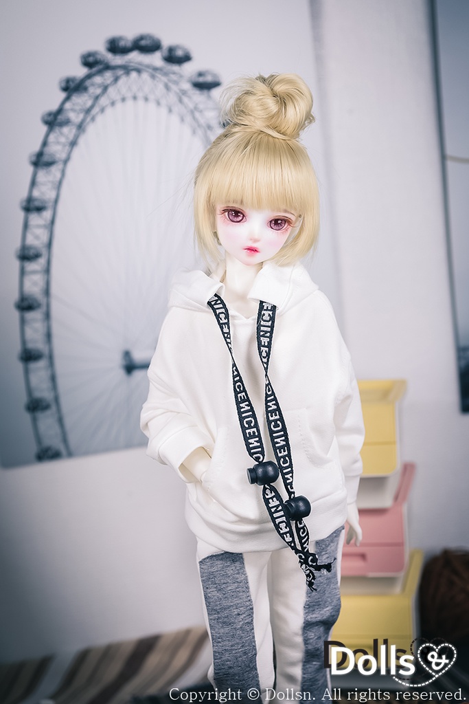 ジャージセットホワイト1/4 MSD