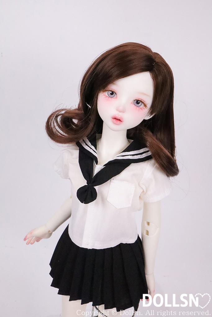 MSD SDMサイズ耐熱ウイッグ 7~8インチ WMM-036 (チョコレート)