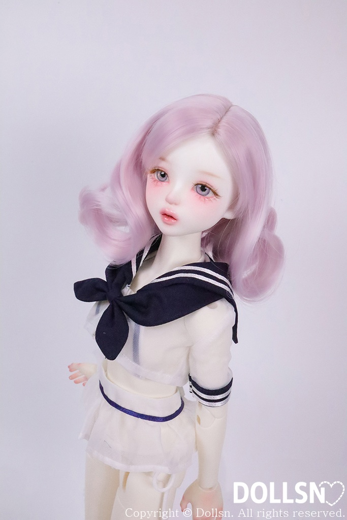 MSD SDMサイズ耐熱ウイッグ 7~8インチ WMM-036 (シュガーパープル)