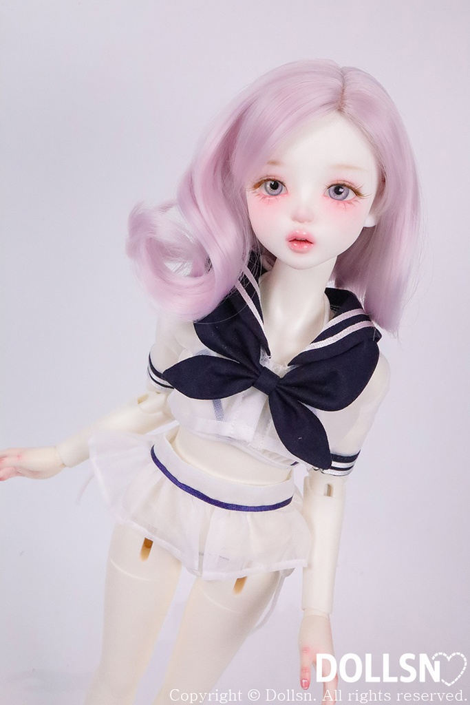 MSD SDMサイズ耐熱ウイッグ 7~8インチ WMM-036 (シュガーパープル)