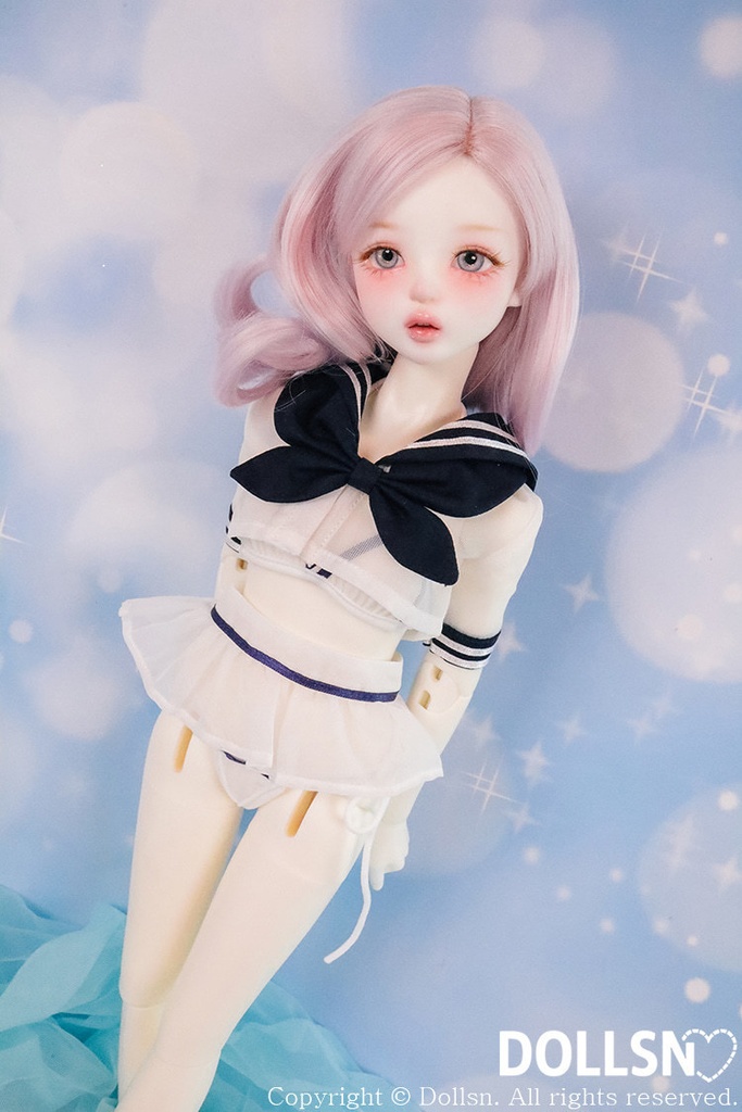 セーラー水着セット ネイビー 1/4 USD