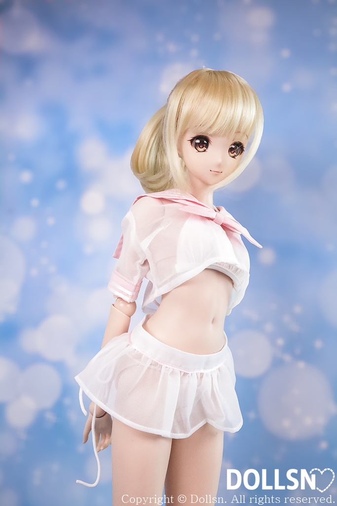セーラー水着セットピンク 1/3 SD