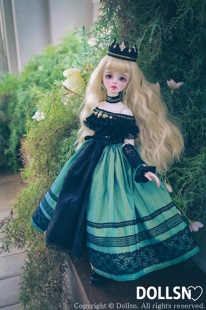 サテンワンピースセット 1/4 USD