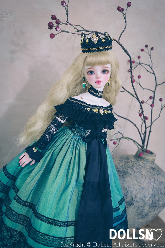 サテンワンピースセット 1/4 USD
