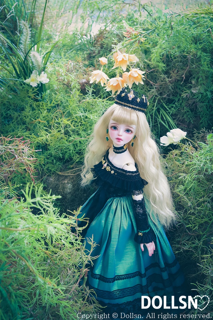 サテンワンピースセット 1/4 USD
