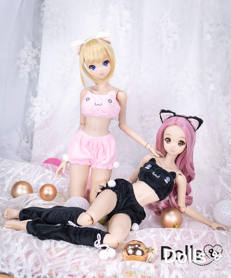 猫耳 ブラック コスプレ 1/3 SD