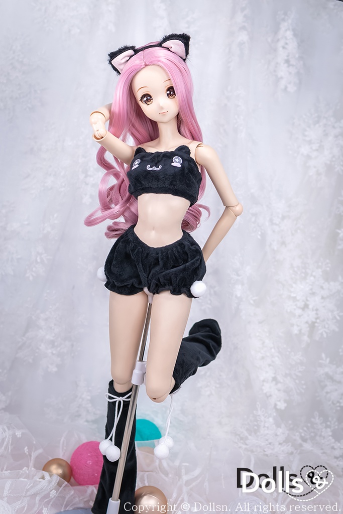 猫耳 ブラック コスプレ 1/3 SD