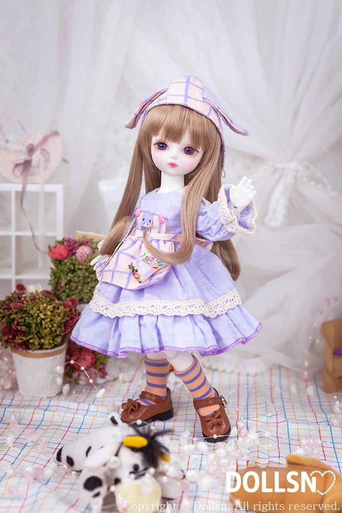 ラベンダーバニードレスセット 1/6 USD