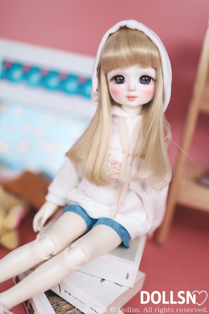 ホワイトフーディーパンツセット 1/6 USD