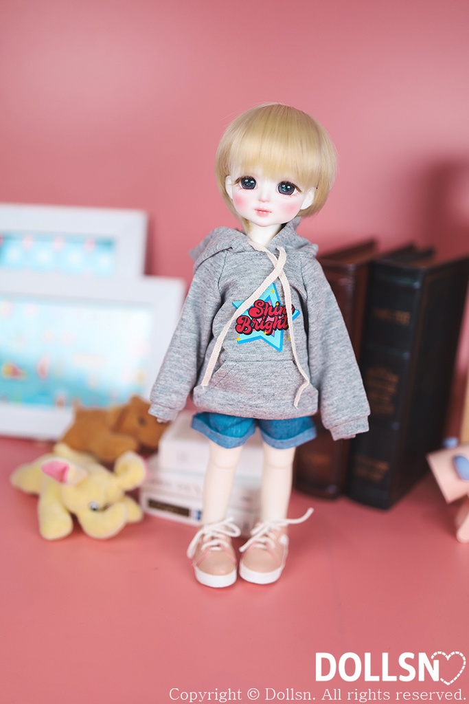 グレーフーディーパンツセット 1/6 USD