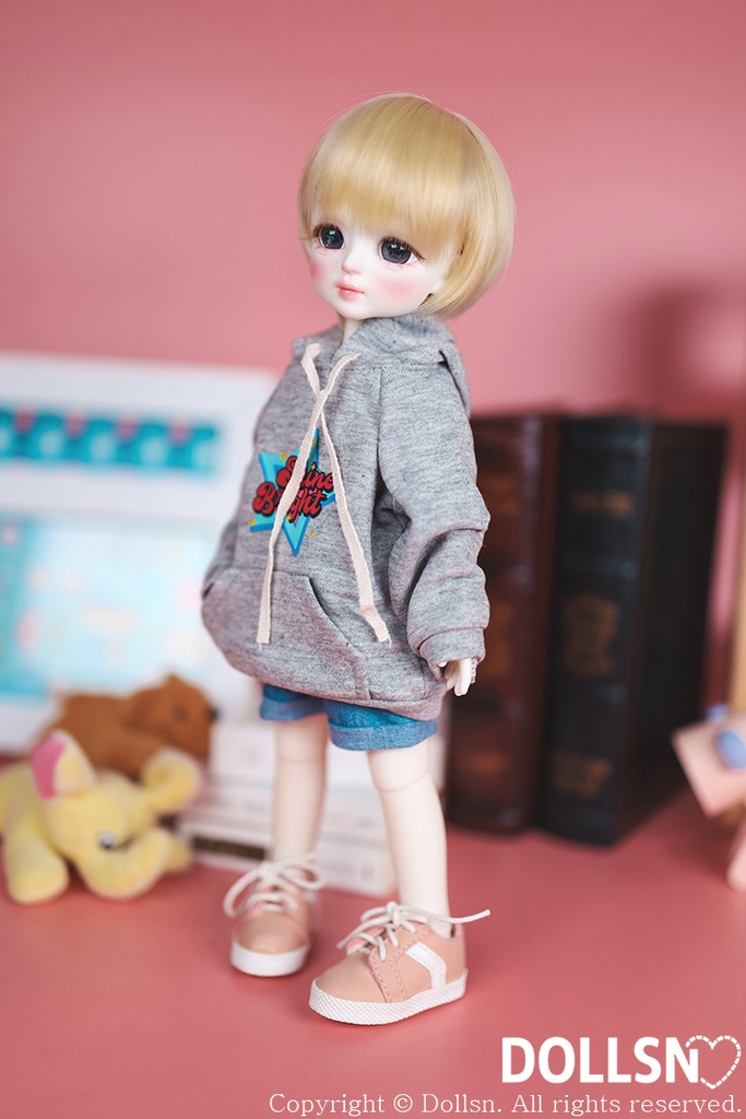グレーフーディーパンツセット 1/6 USD
